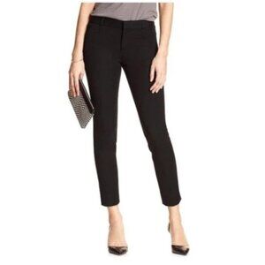 EUC Banana Republic Black Sloan Slim Skinny Crop Trouser Pant